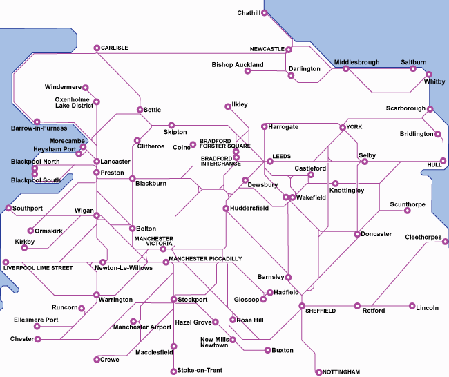 Rail Map Of Uk Verjaardag Vrouw 2020 2205